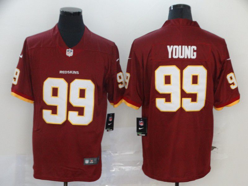 Men Washington Redskins 99 Young Red Nike Vapor Untouchable Stitched Limited NFL Jerseys